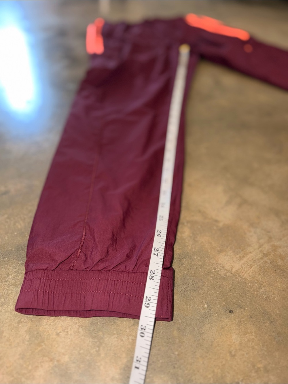 adidas Originals Burgundy Trefoil Track Jogger Pants Medium - Picture 7 of 12